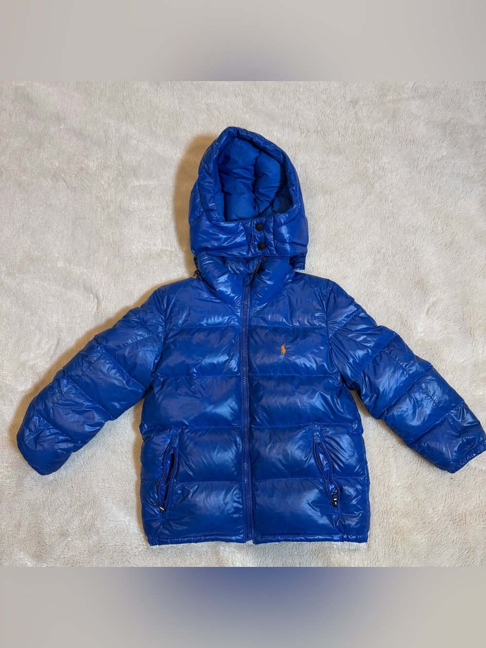 Polo Ralph Lauren Water-Repellent Glossed Down Jacket Boys Sz 6